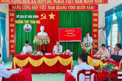 TRƯỜNG THPT TRẦN PHÚ – NAM ĐÀ TỔ CHỨC HỘI NGHỊ CÁN BỘ, VIÊN CHỨC VÀ NGƯỜI LAO ĐỘNG, NĂM HỌC 2025-2026